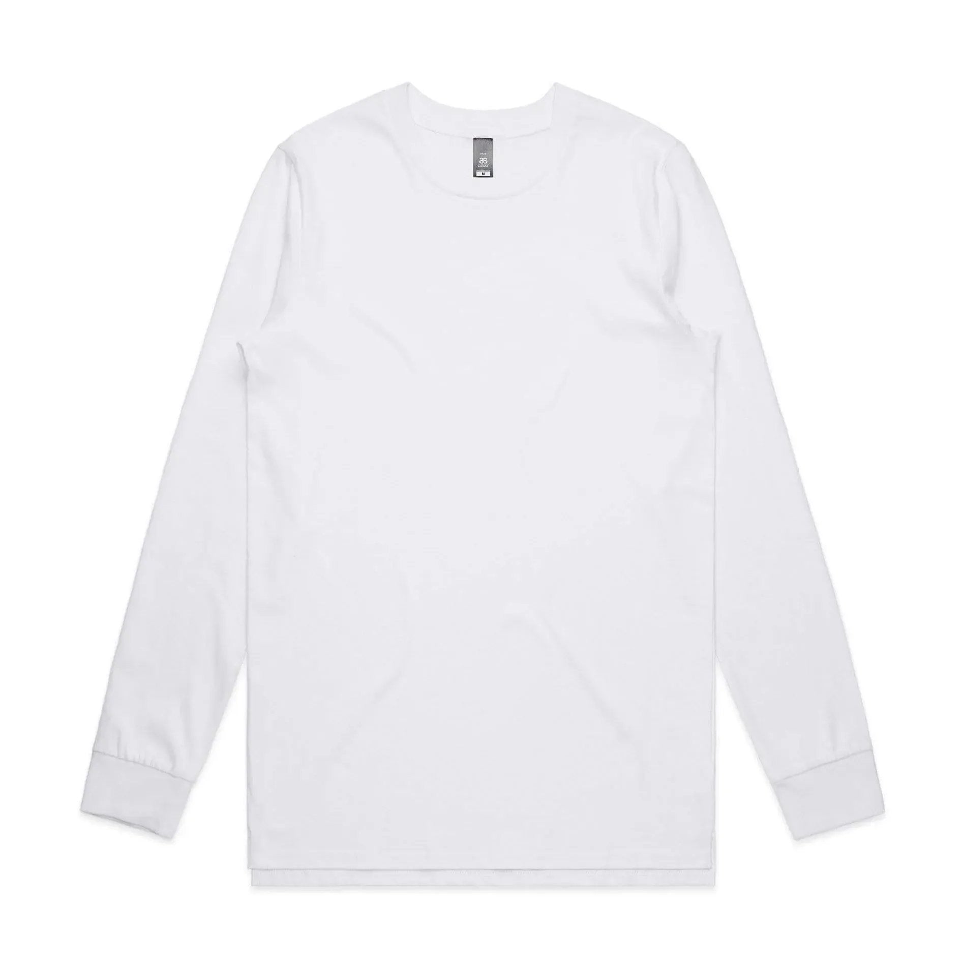 As Colour Men's base L/S tee 5029 Casual Wear As Colour WHITE SML